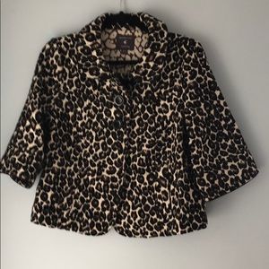 Forever 21 leopard jacket blazer